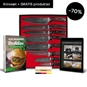 Premium Knivsæt (+ GRATIS Kogekursus & Kogebog PDF)