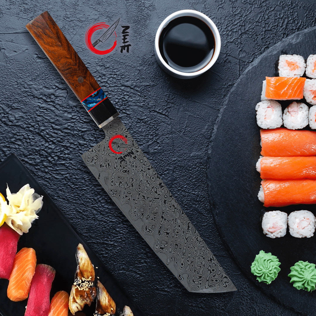 Hiatari Damaskus-kniv