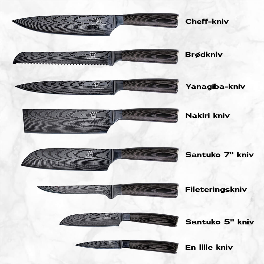Kurai Knivsæt Premium