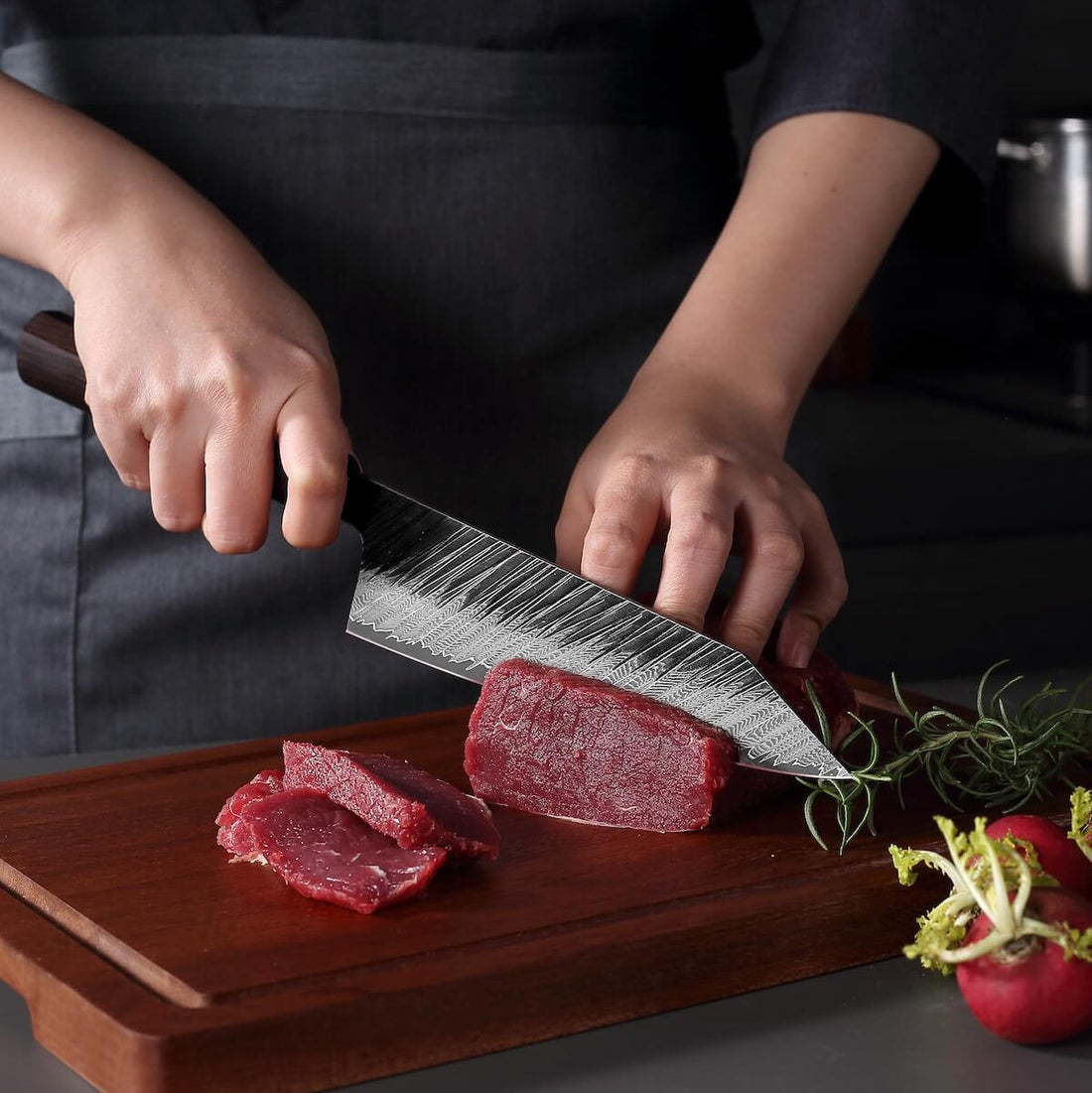Japansk Shibui damaskus – sæt med 2 knive
