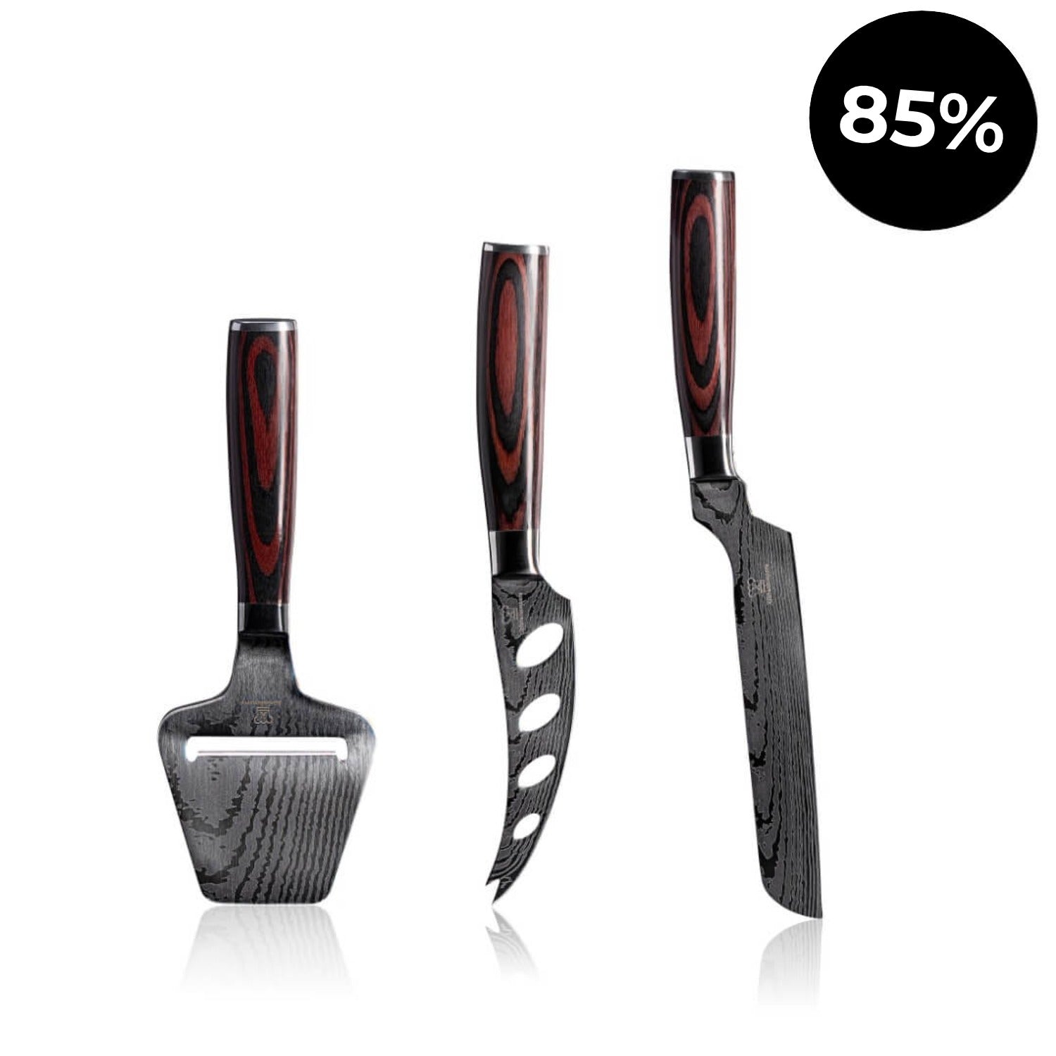 Ostetrio: 2 osteknive & ostehøvl / VIP