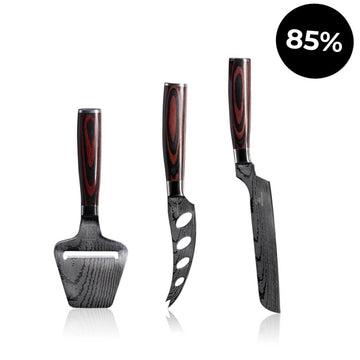 Ostetrio: 2 osteknive &amp; ostehøvl / VIP