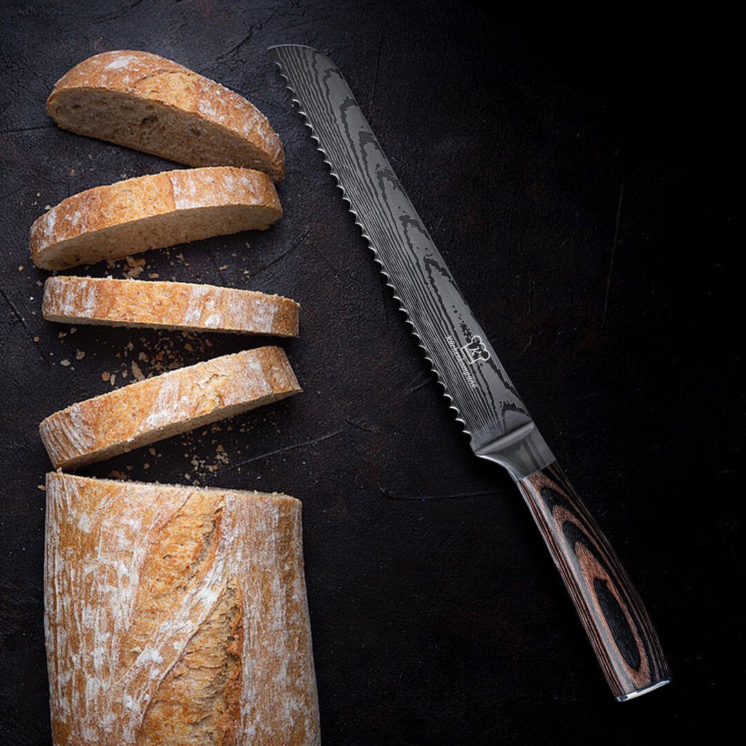 brotmesser mit wellenschliff